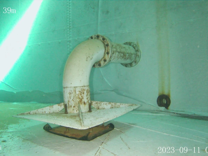 Pompe sprinkler contrôlée lors de l'inspection