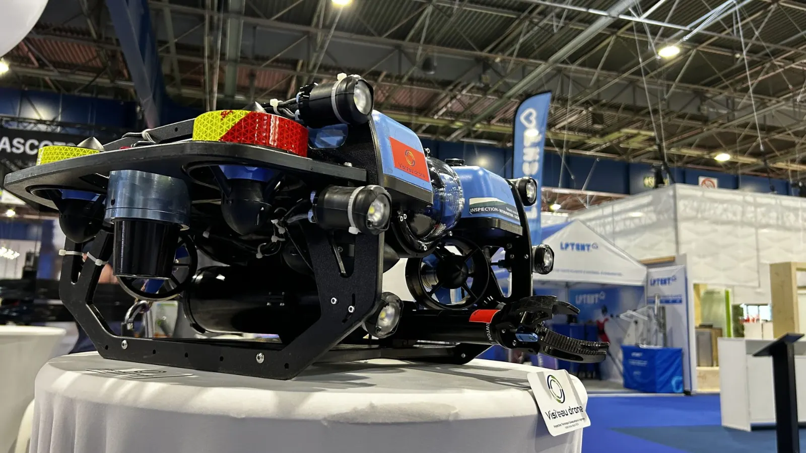 Robot subaquatique en intervention